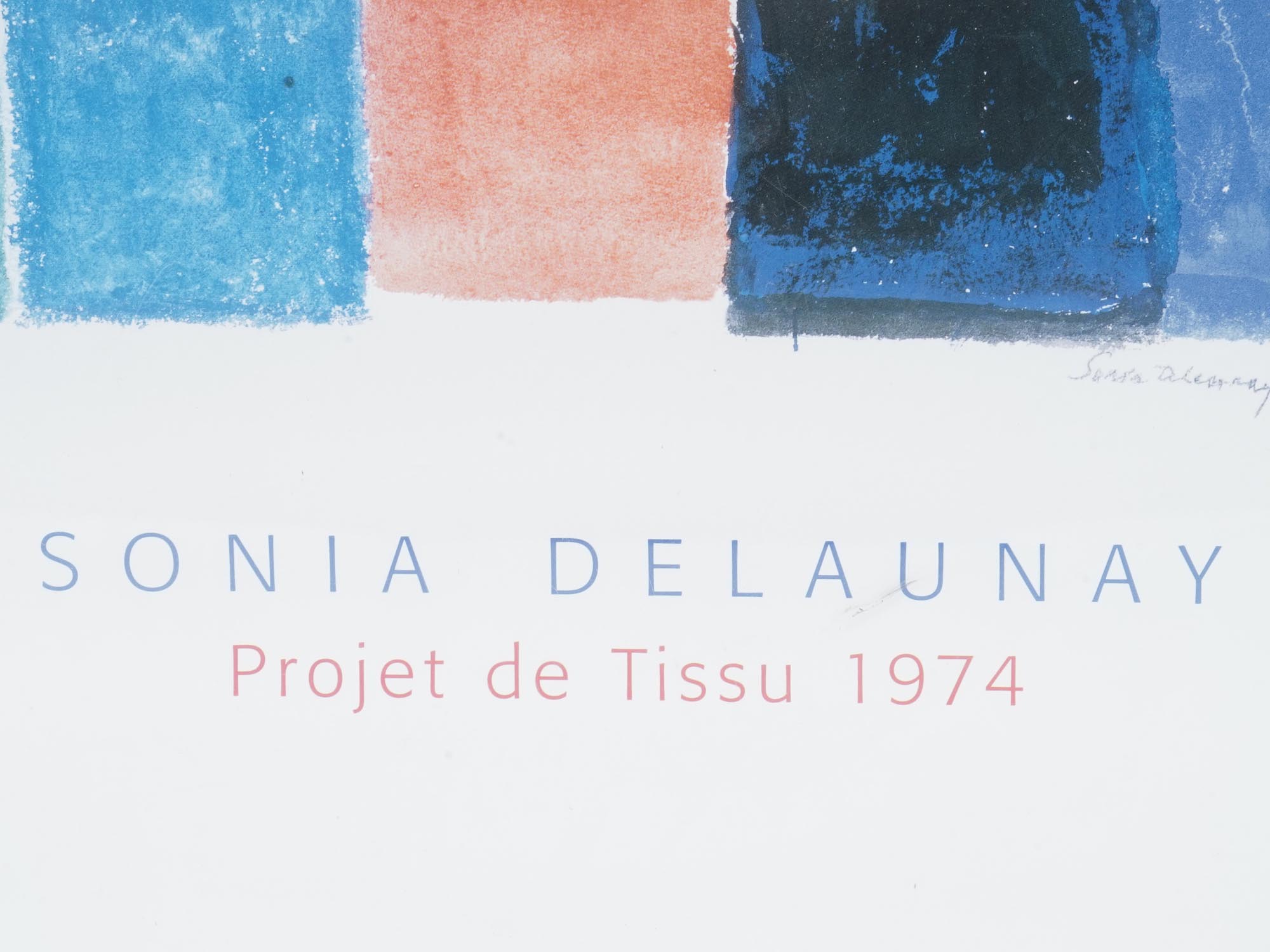 PROJET DE TISSU 1974 PRINT AFTER SONIA DELAUNAY PIC-3